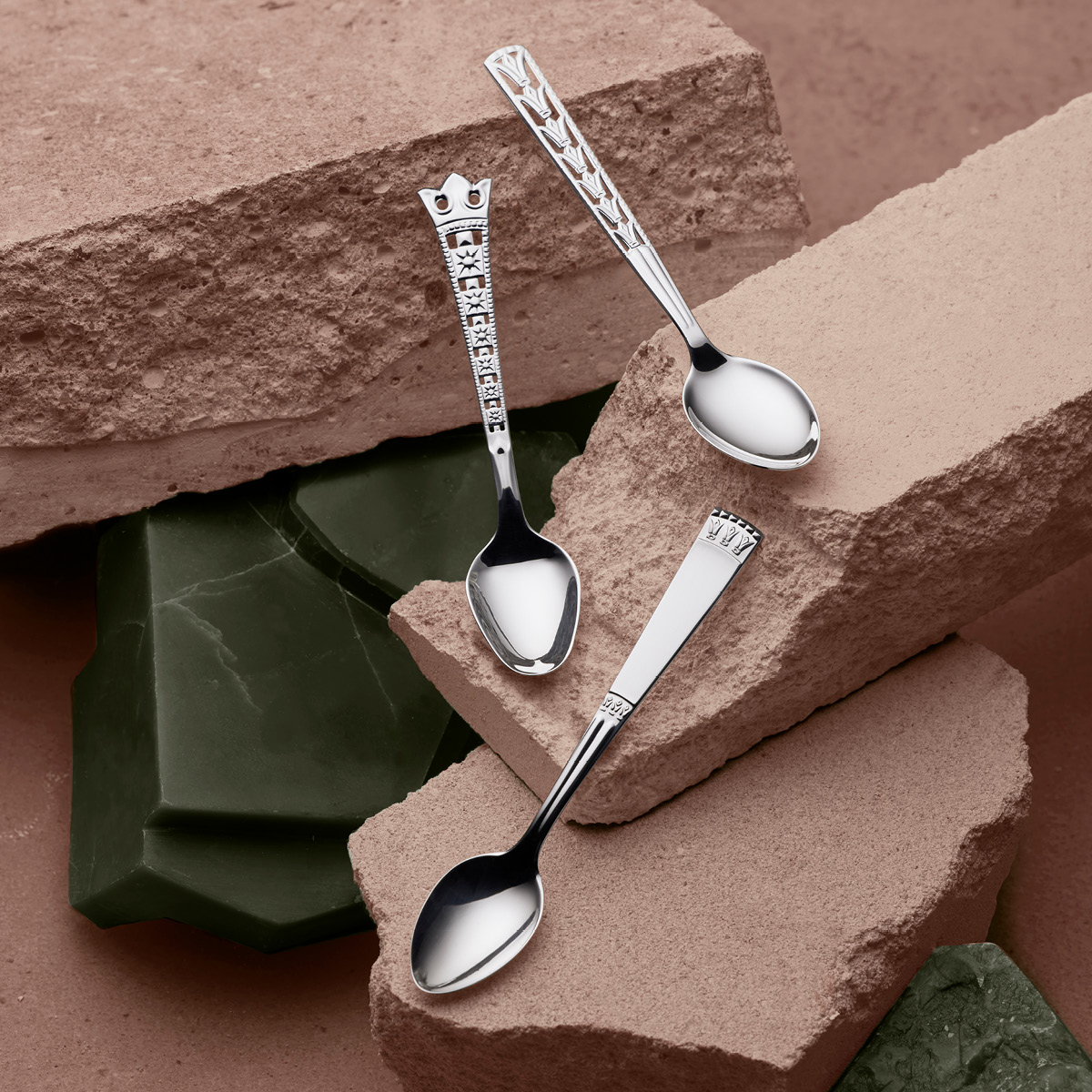 Gense Kungasilver Kaffesked Madeleine 11,5 cm 830