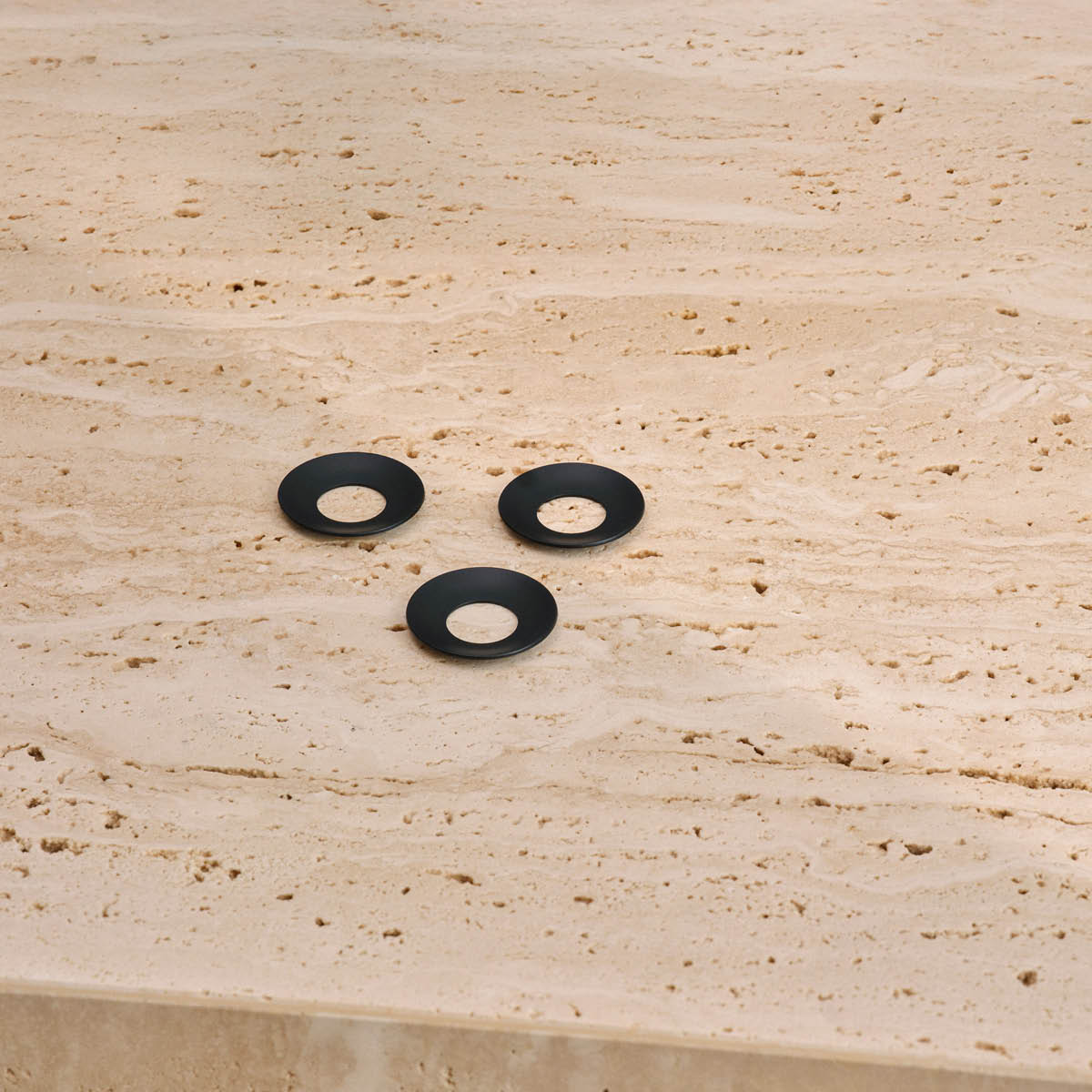 Stoff Nagel Lysestakemansjett 3 stk svart