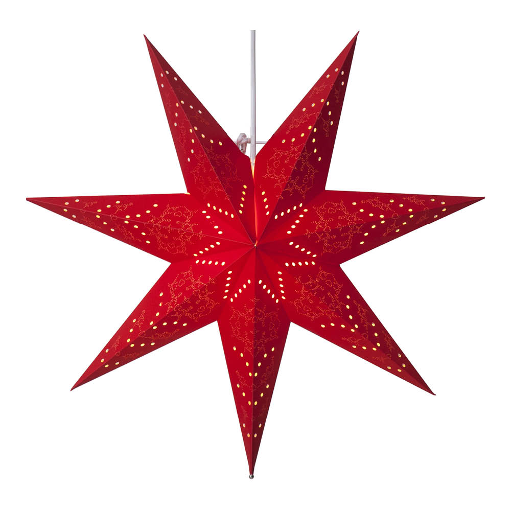 Star Trading Sensy julestjerne 54 cm rød