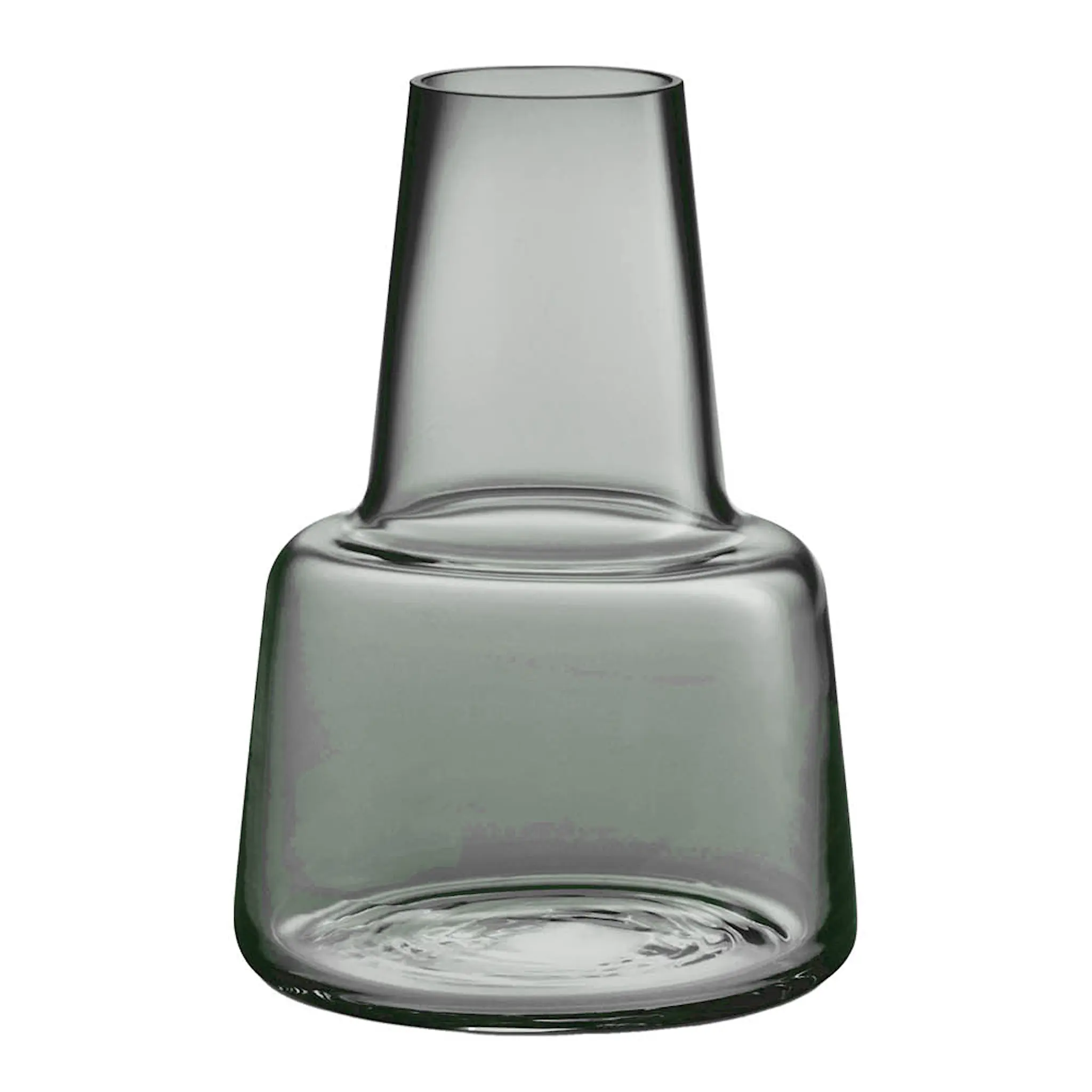Holmegaard Flora Vas 24 cm Smoke mellan hals