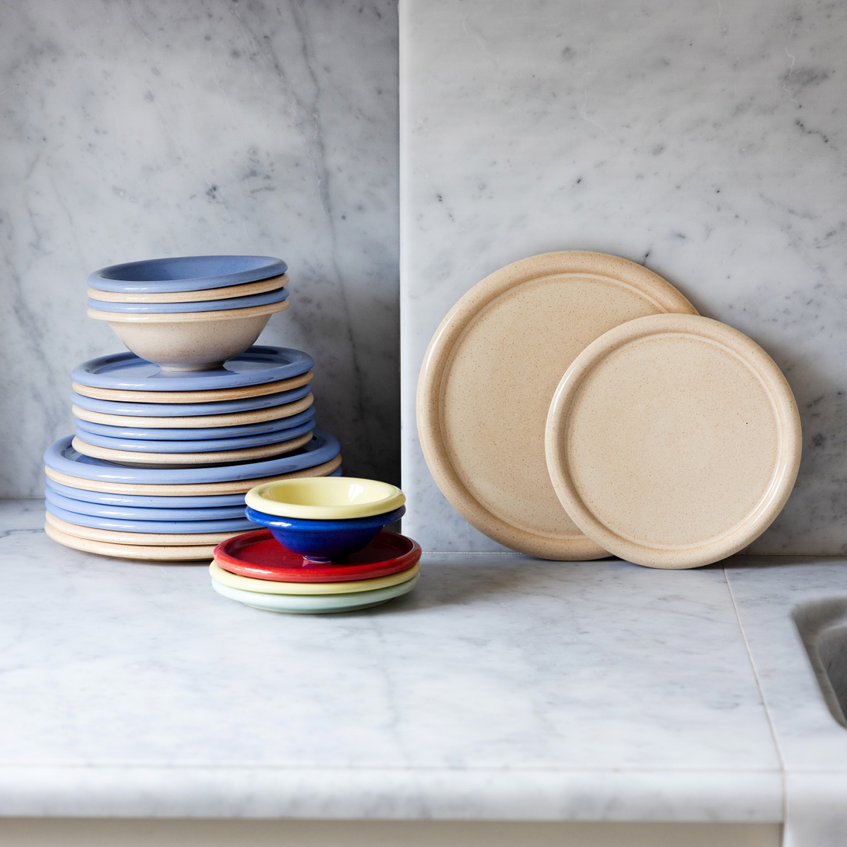 ByOn Porto tallrik 26,5 cm beige