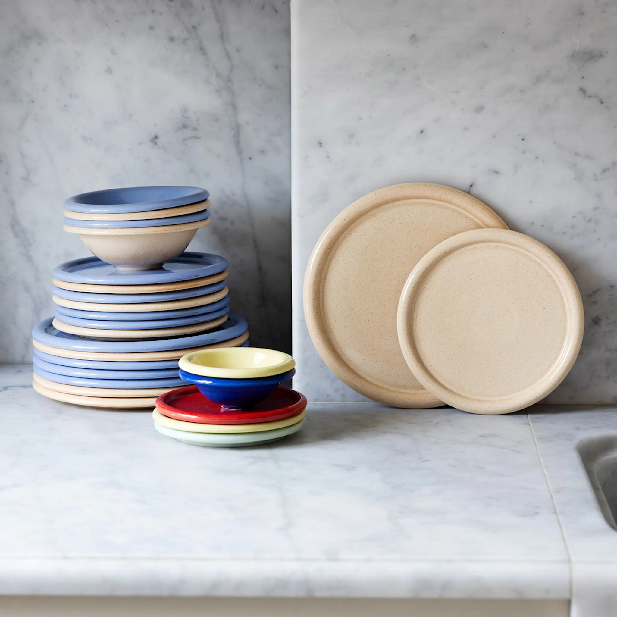 ByOn Porto tallrik 26,5 cm beige