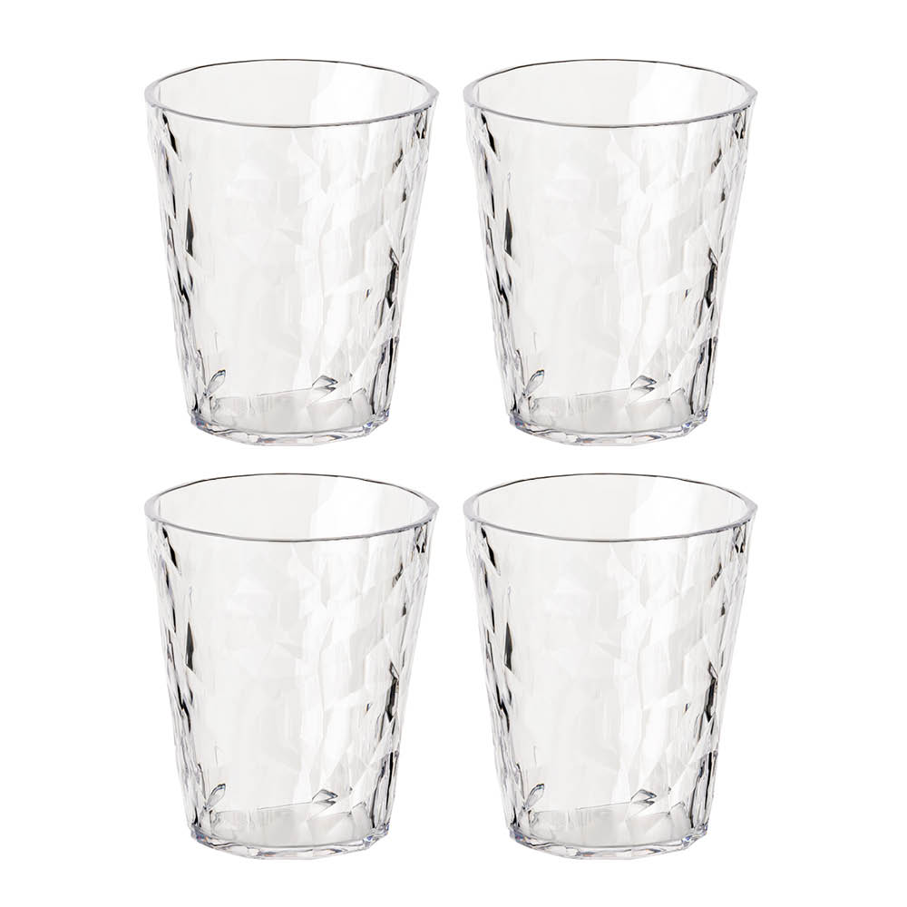 Koziol Superglas Club No.1 dricksglas 25 cl 4-pack