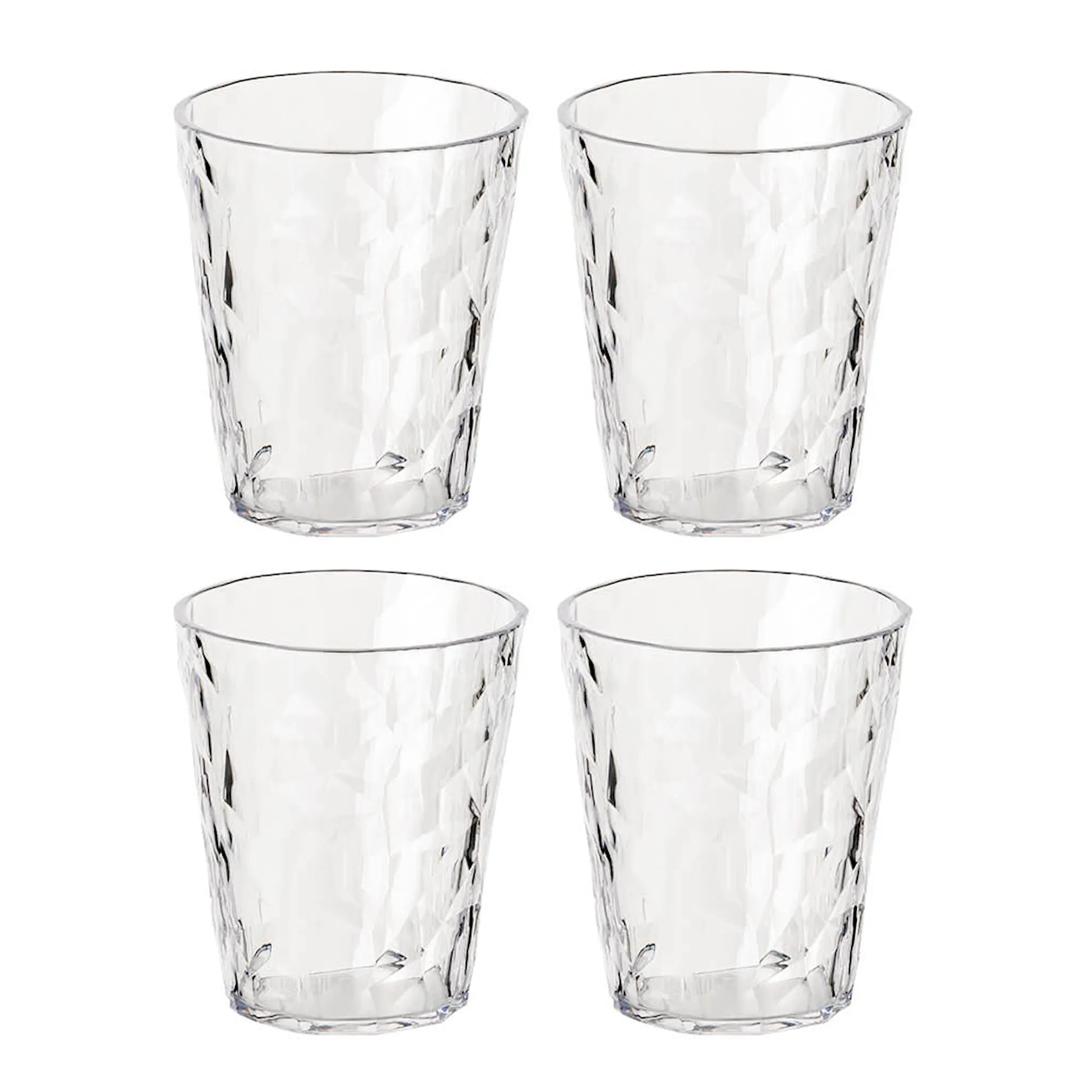 Koziol Superglas Club No.1 dricksglas 25 cl 4-pack