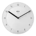 Väggklocka analog Ø 20 cm vit