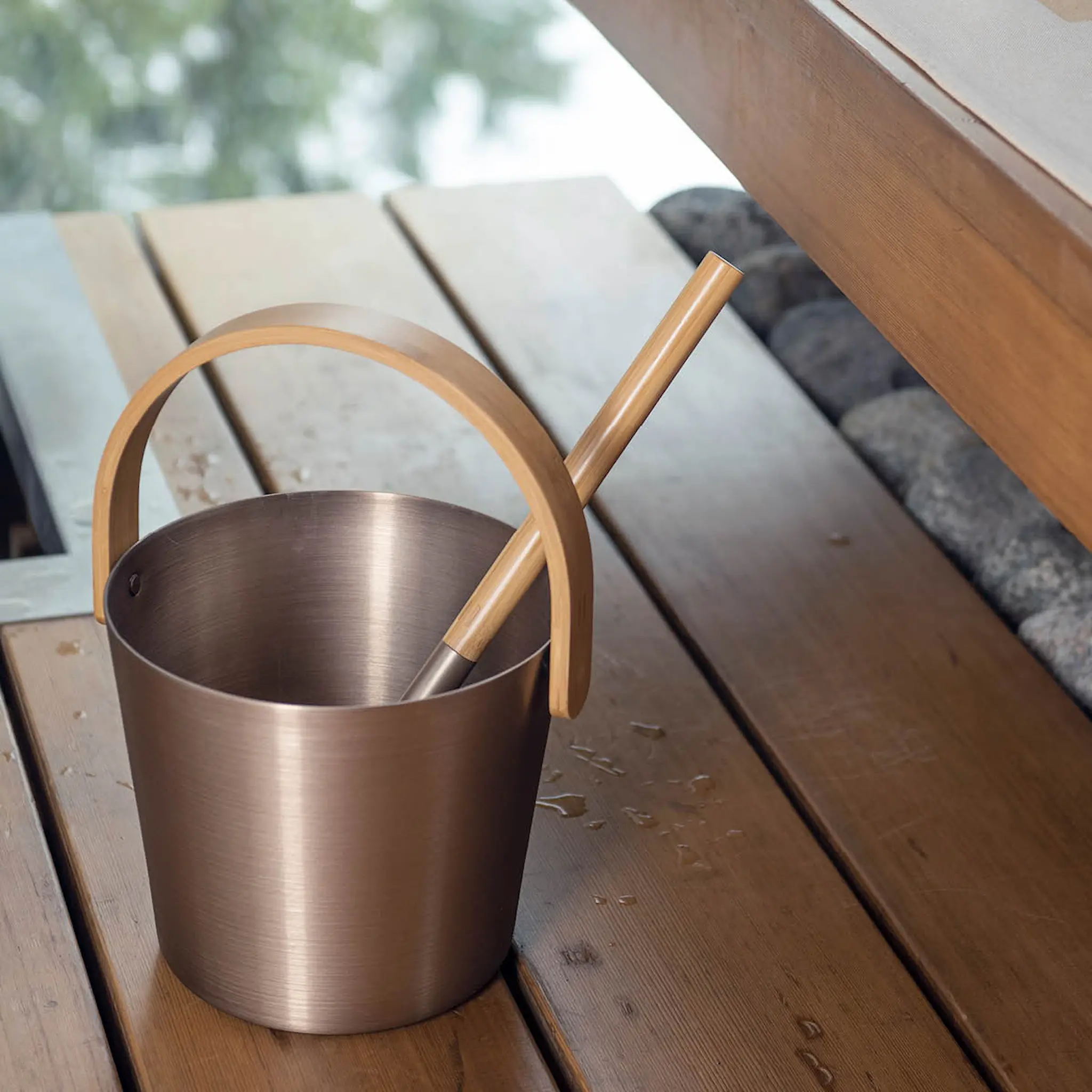 Rento Bastuhink 26 cm champagne/bambu