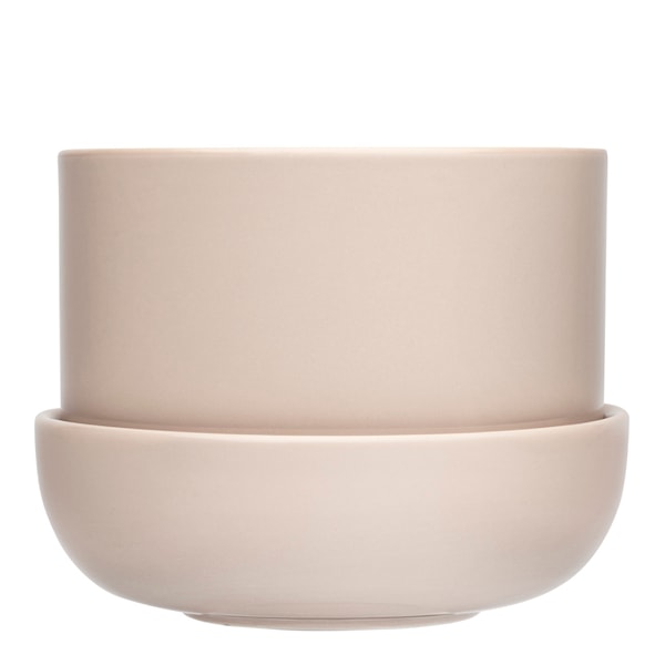 Nappula Kruka med Fat 17x13 cm Beige