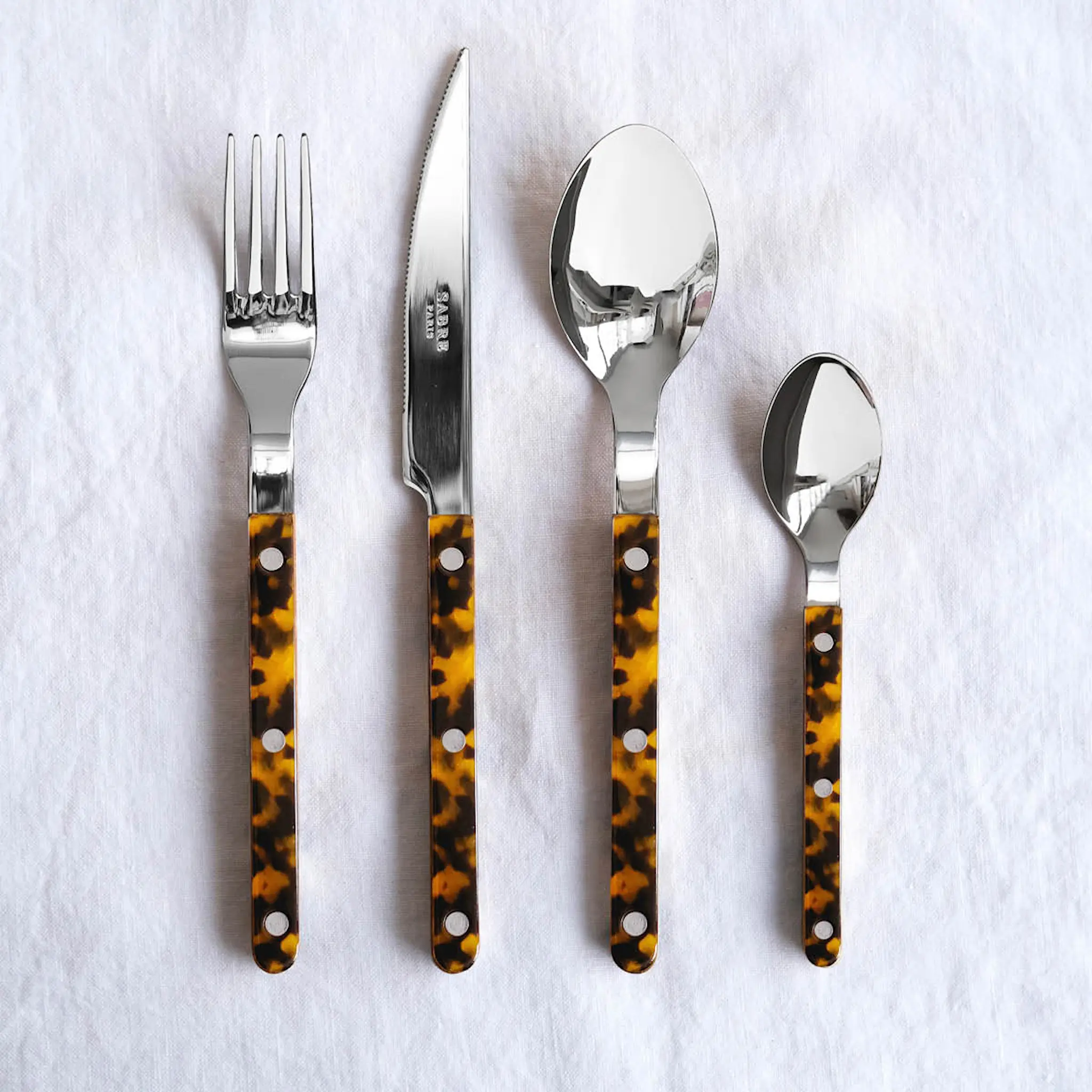Sabre Bistrot teelusikka 16 cm Faux Tortoise