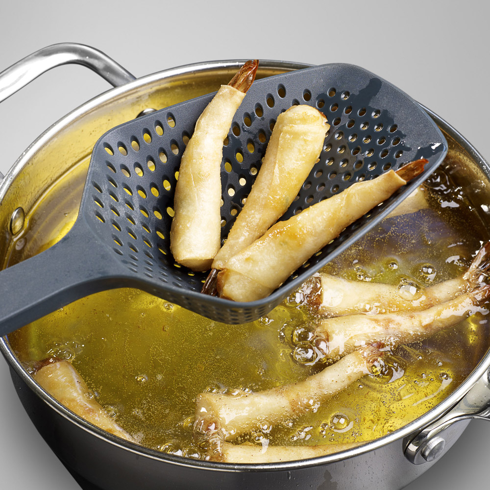 Joseph Joseph Scoop Plus Pastaslev 34 cm Grå/Grön