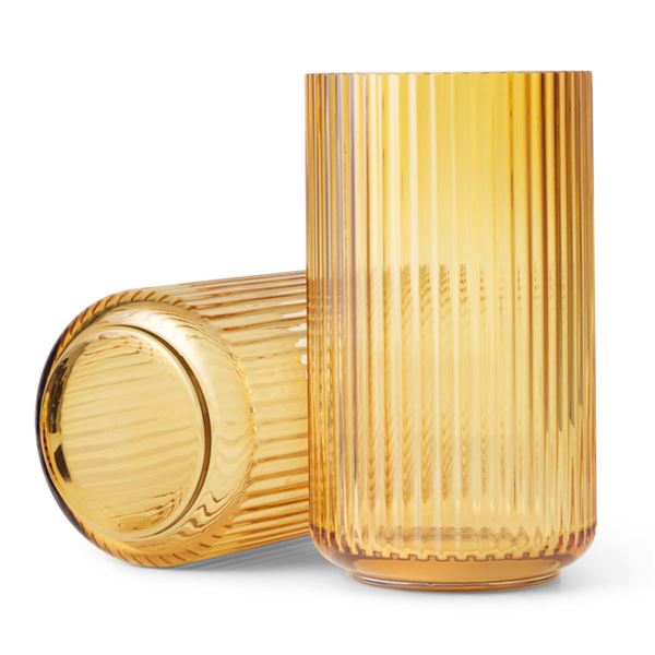 Lyngby Porcelæn Lyngby Vas 25 cm Amber