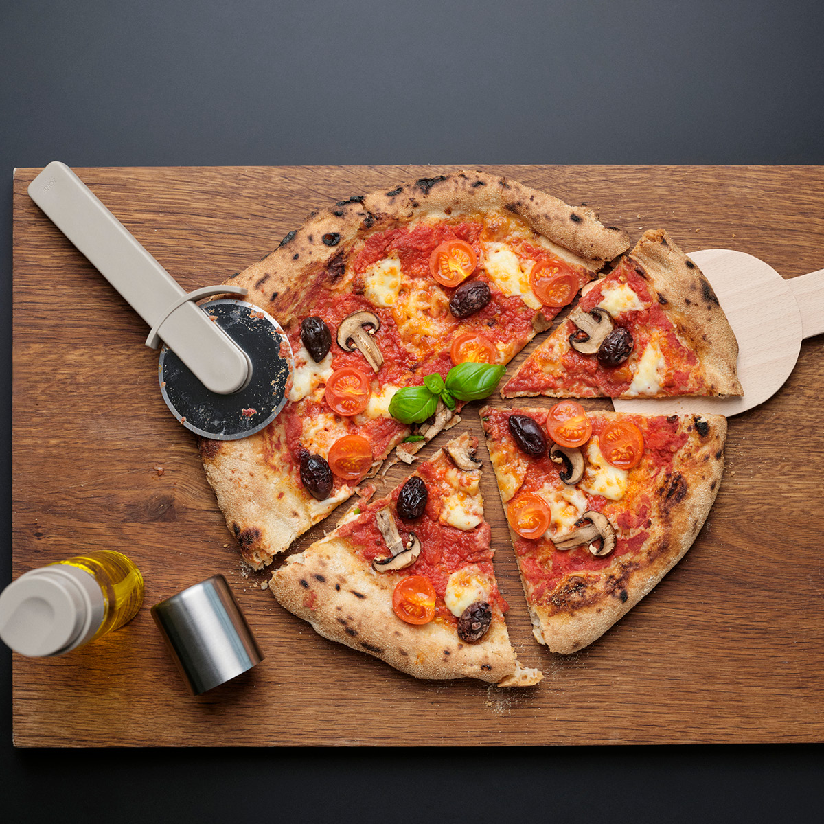 Zone Singles pizzaset 3 delar soft taupe