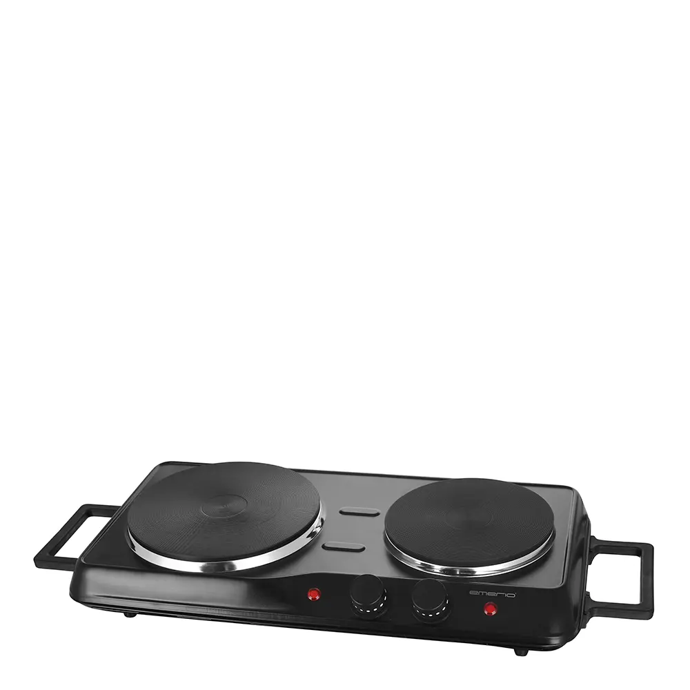 Emerio Keittolevy tupla 18,5x15,5 cm Musta