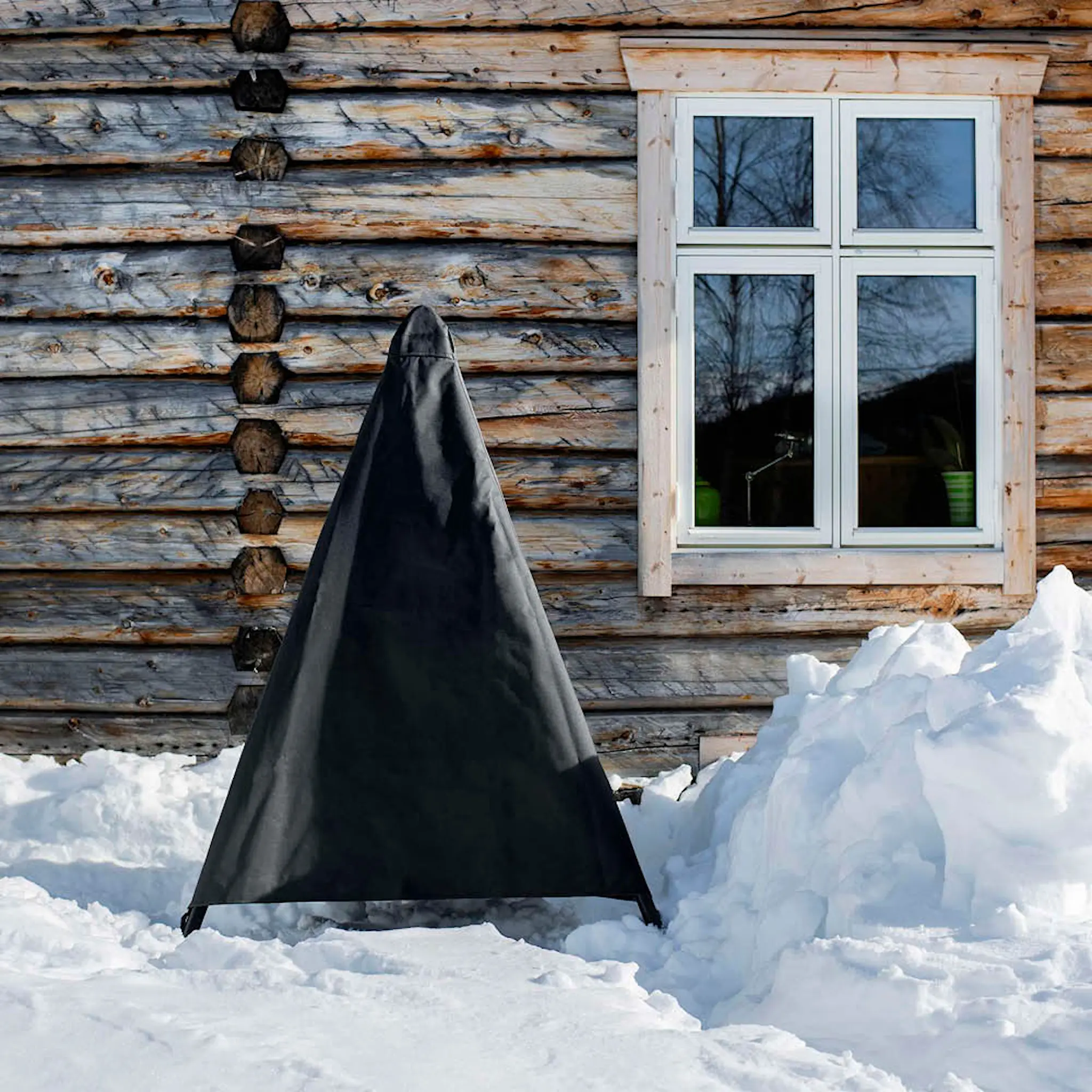 Espegard Överdrag till bålpanna svart