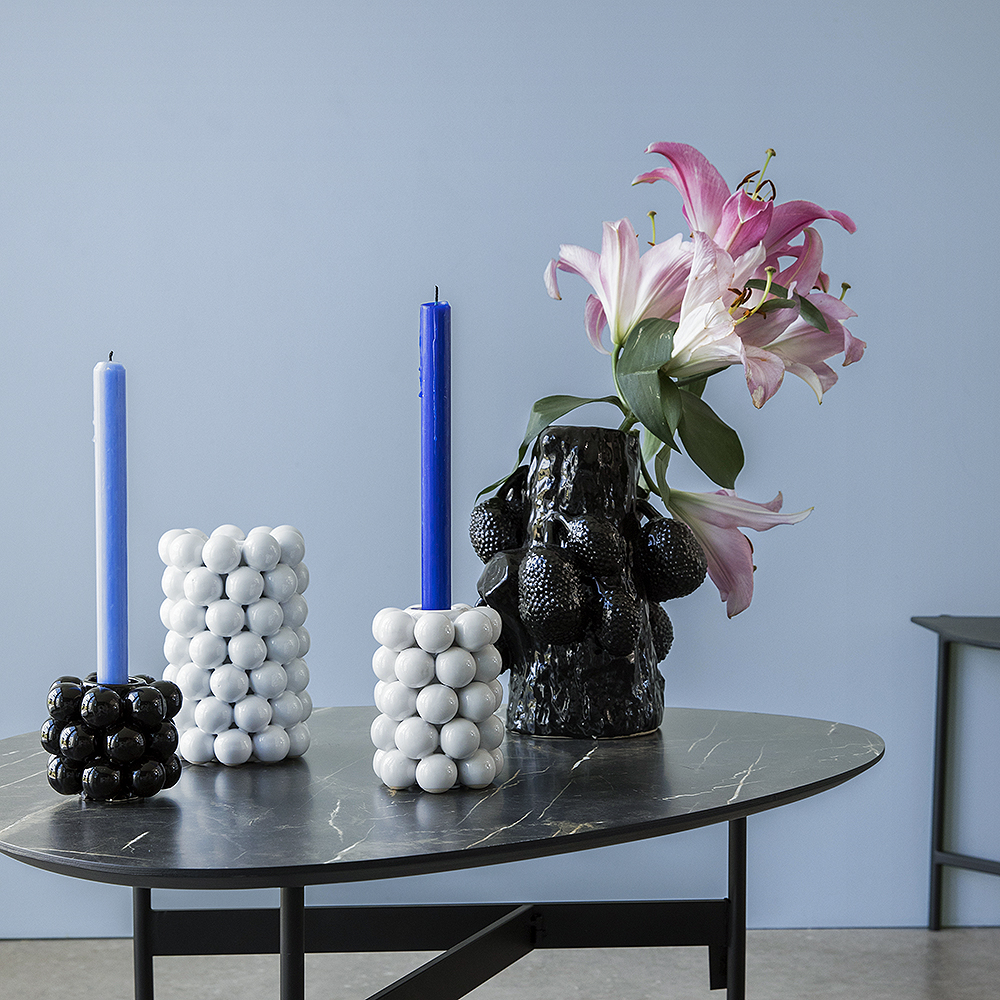 ByOn Globe Ljusstake 9,5 cm Vit