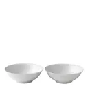 White Fluted Skål 35 cl 16 cm 2-pack