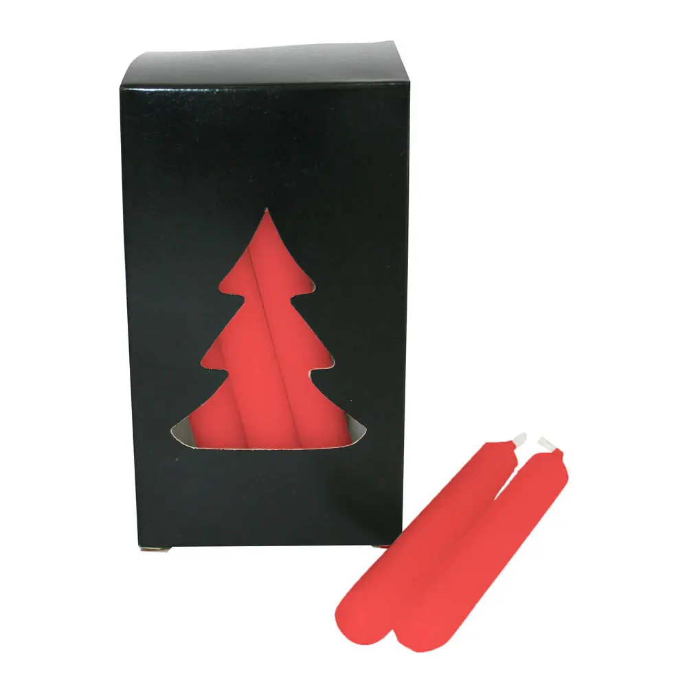Kuusenkynttilä 1,2x10,2 cm 20 kpl punainen
