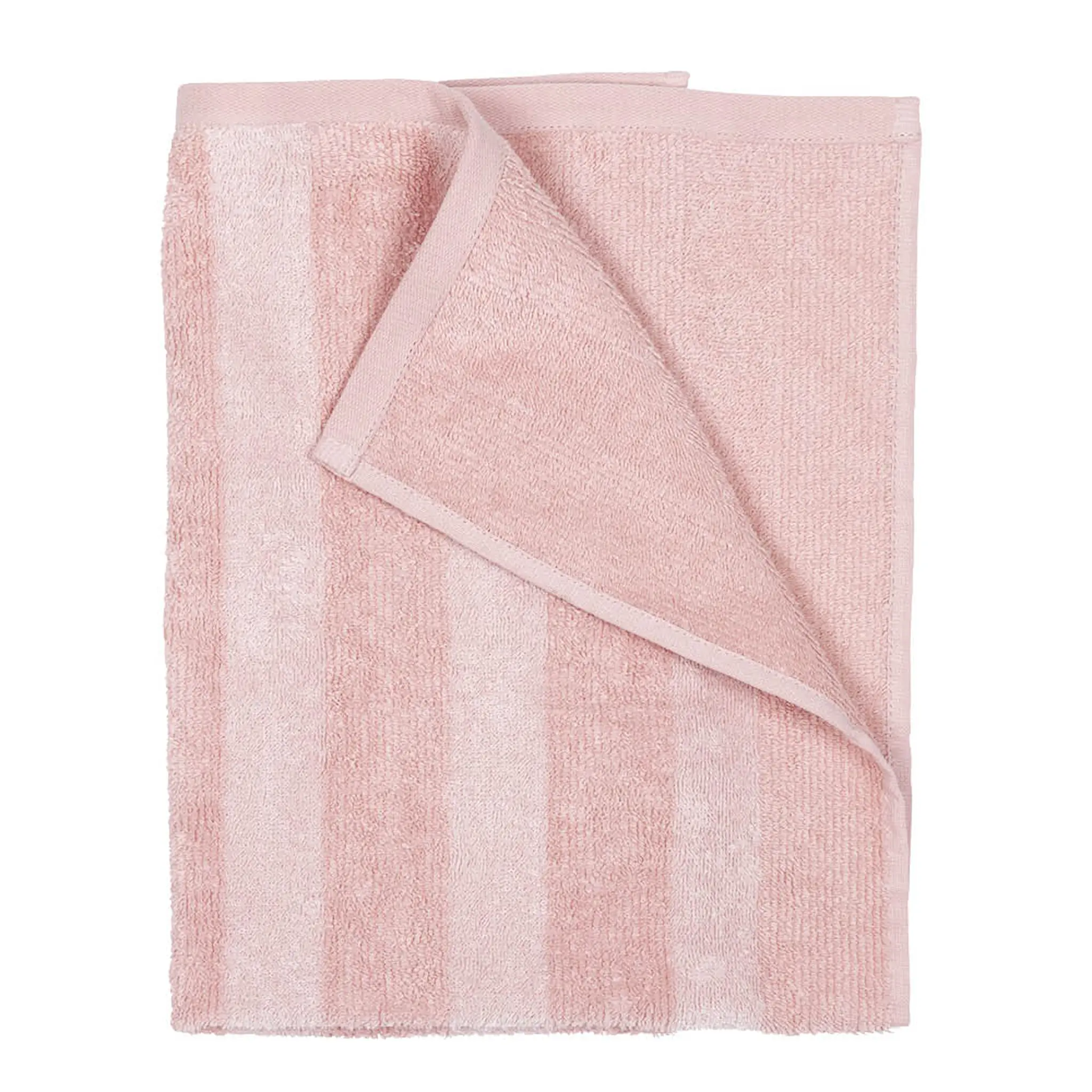 Fondaco Stripe badlakan 70x140 cm ljusrosa