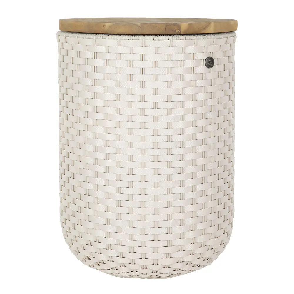 Halo sit puff med oppbevaring 34x45 cm champagne