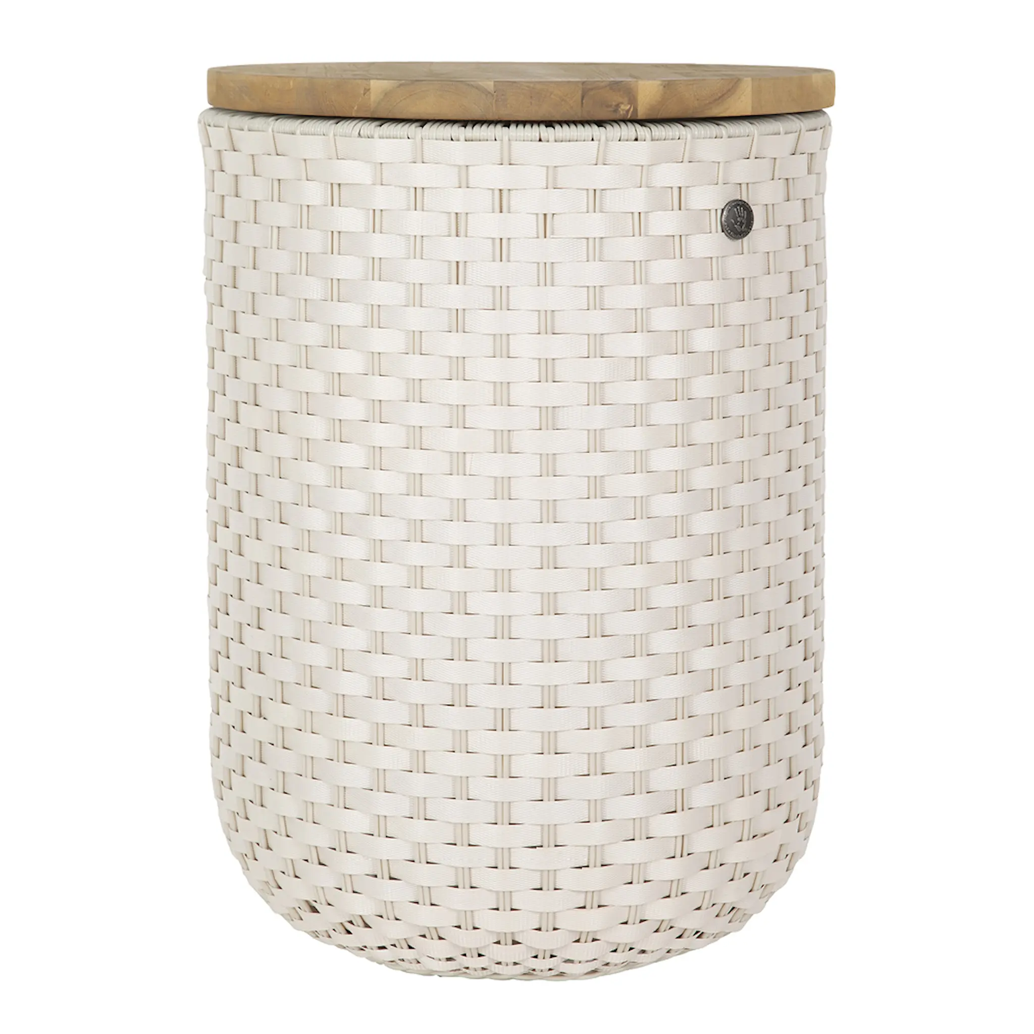 Handed By Halo sit puff med oppbevaring 34x45 cm champagne
