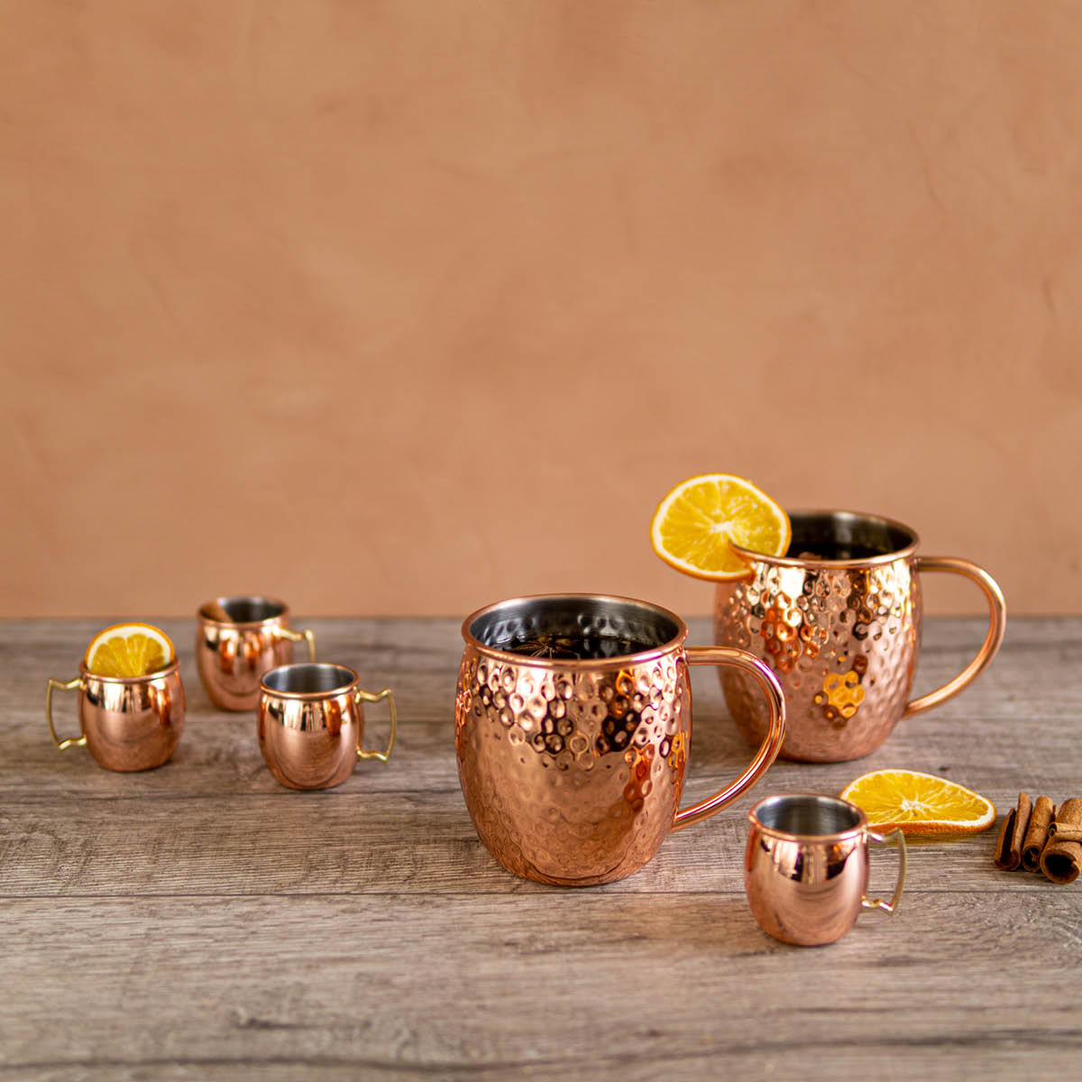 Modern House Moscow Mule shotglass 60 ml 4 stk kobber