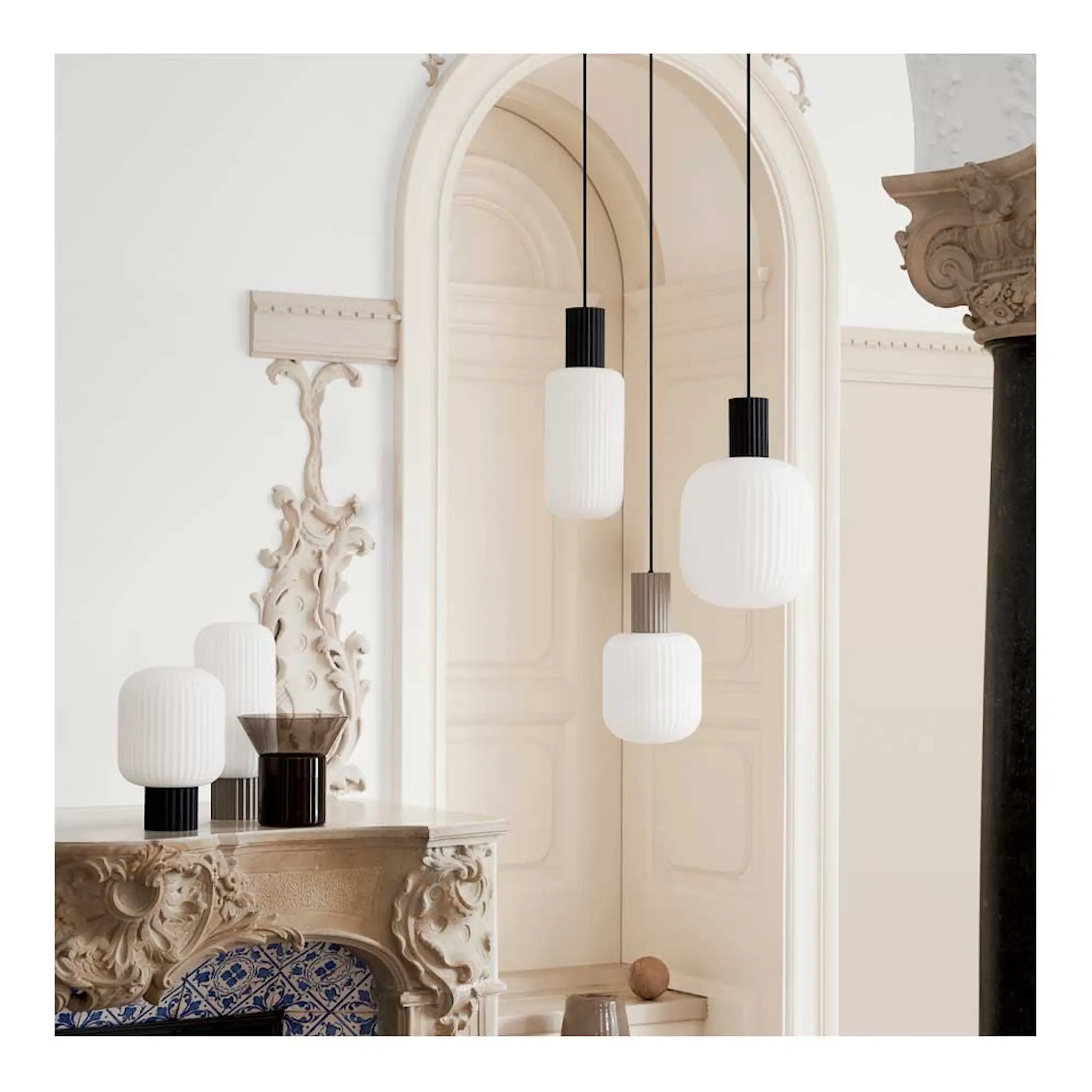 Broste Copenhagen Lolly Taklampa 27x42 cm Svart