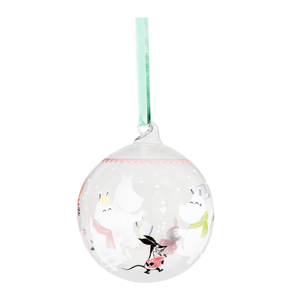 Muurla Mummi julekule 9 cm festlig stemning