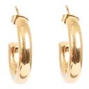 Steel - Essentials hoops örhängen chunky 24 mm guld