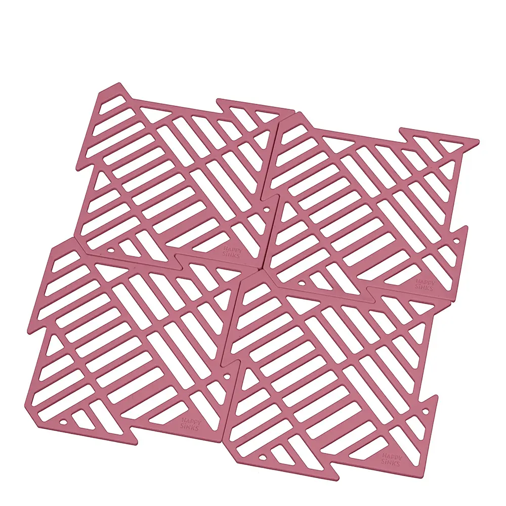 Happy Sinks Rullattava astiankuivausteline 46x32cm Vaaleanpunainen