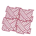 Happy Diskho-skydd Puzzle 4 delar Rosa