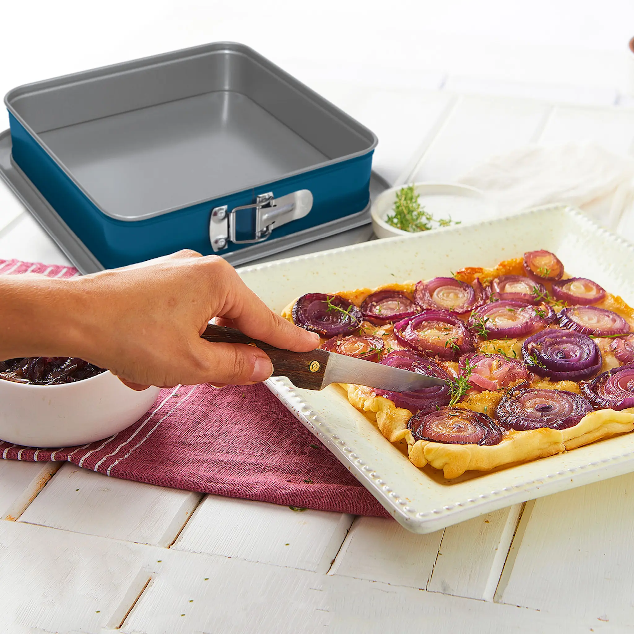 Guardini Xbake Springform Fyrkantig 24 cm Blå