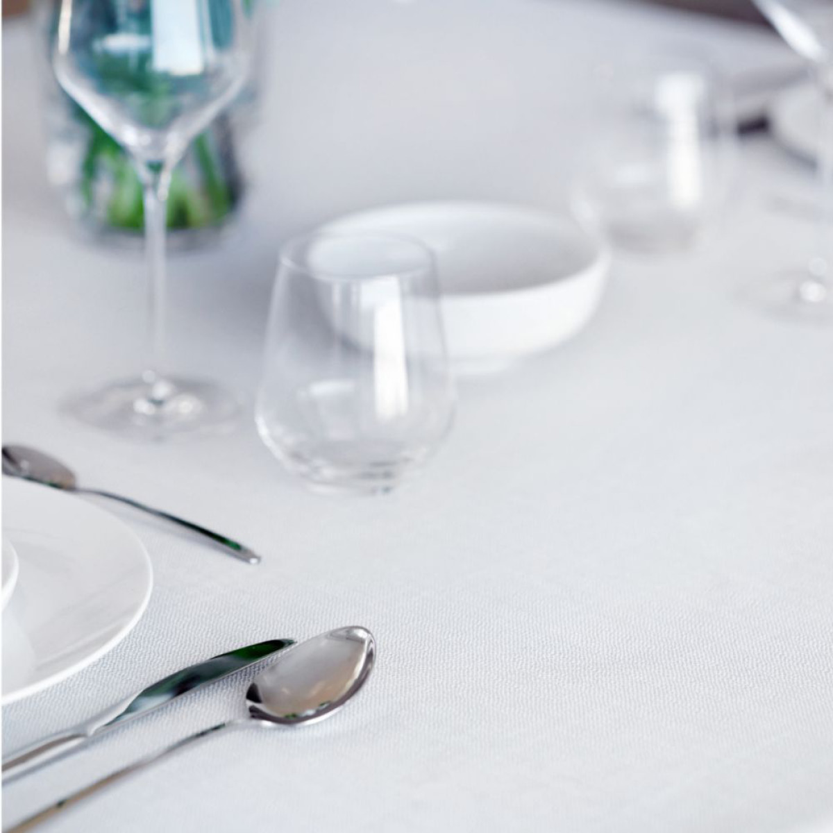 Home by Ilse Jacobsen Tabletop Collection Pöytäliina 137x320 cm Pearl White
