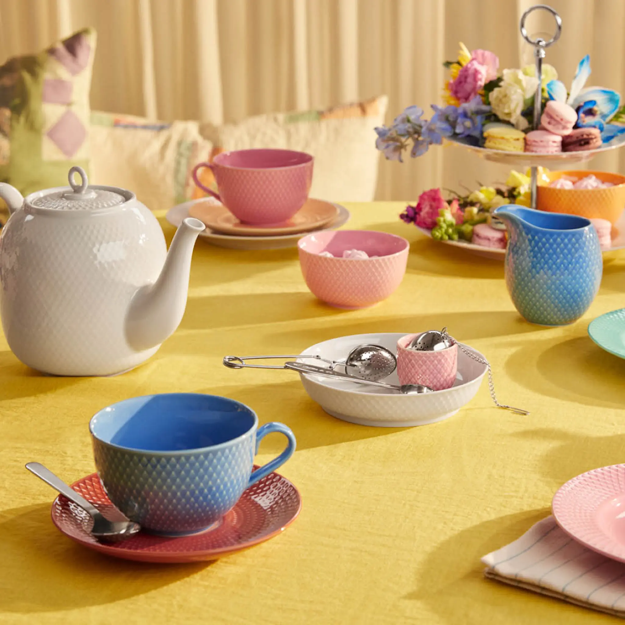 Lyngby Porcelæn Rhombe Color Äggkopp 5 cm Rosa