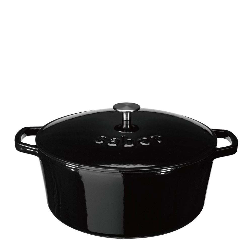 Sabor - Sabor Valurautapata 32 cm 9,5 L Musta