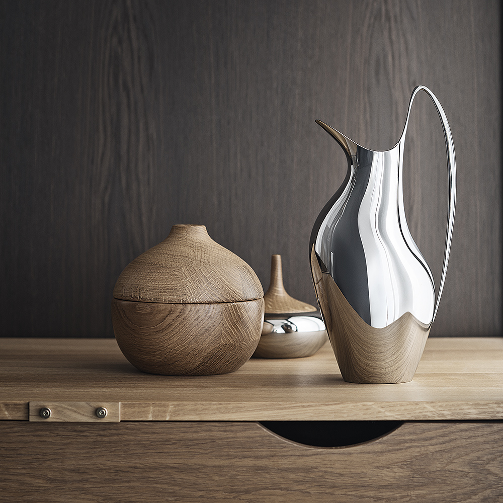 Georg Jensen Henning Koppel Kanna 1,2 L Rostfri Blankpolerat Rostfritt stål