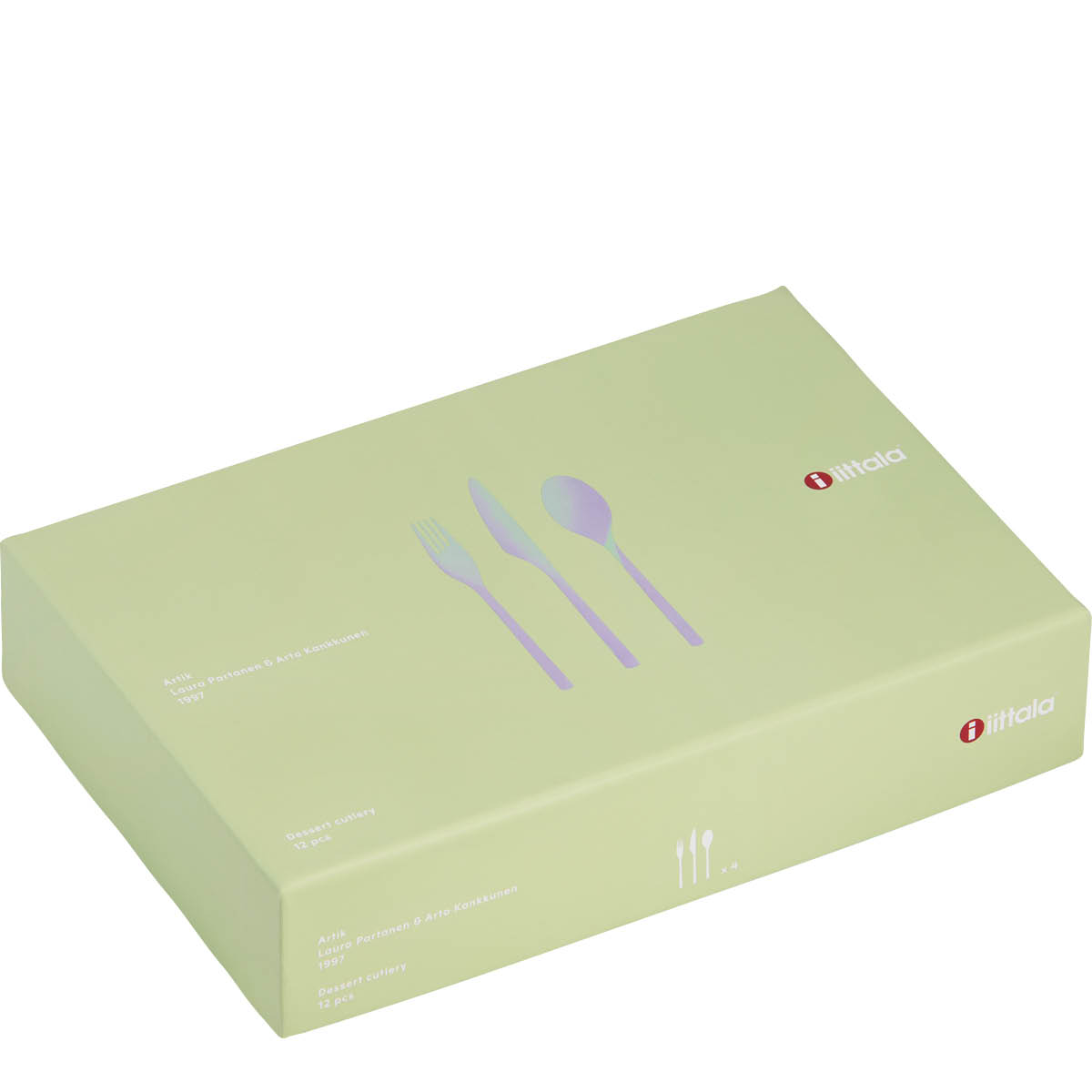 iittala Artik dessertsett 12 deler blank