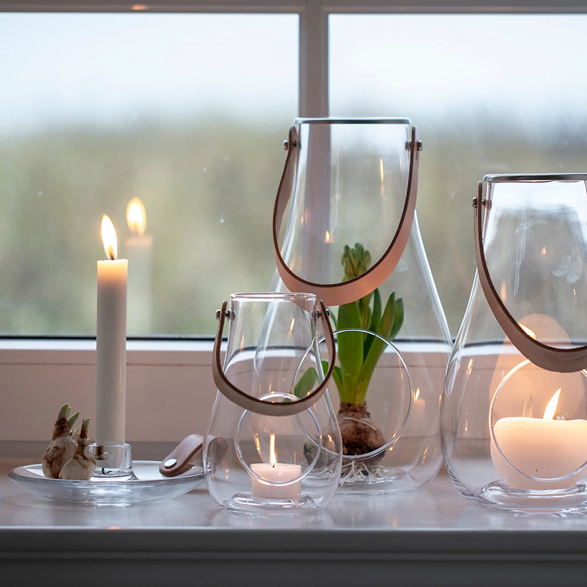 Holmegaard Design with Light Lyhty 25 cm Kirkas