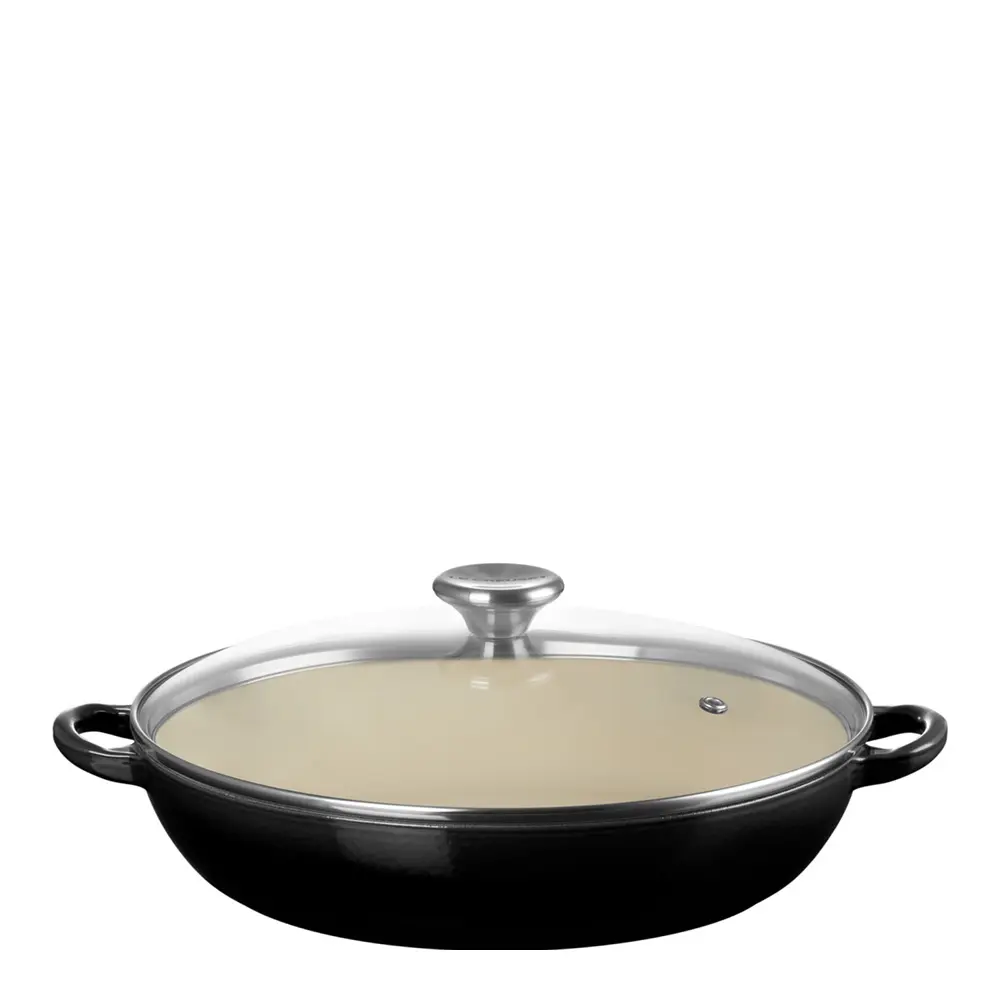 Le Creuset Buffet Pata lasikannella 30 cm 3,5 L Black