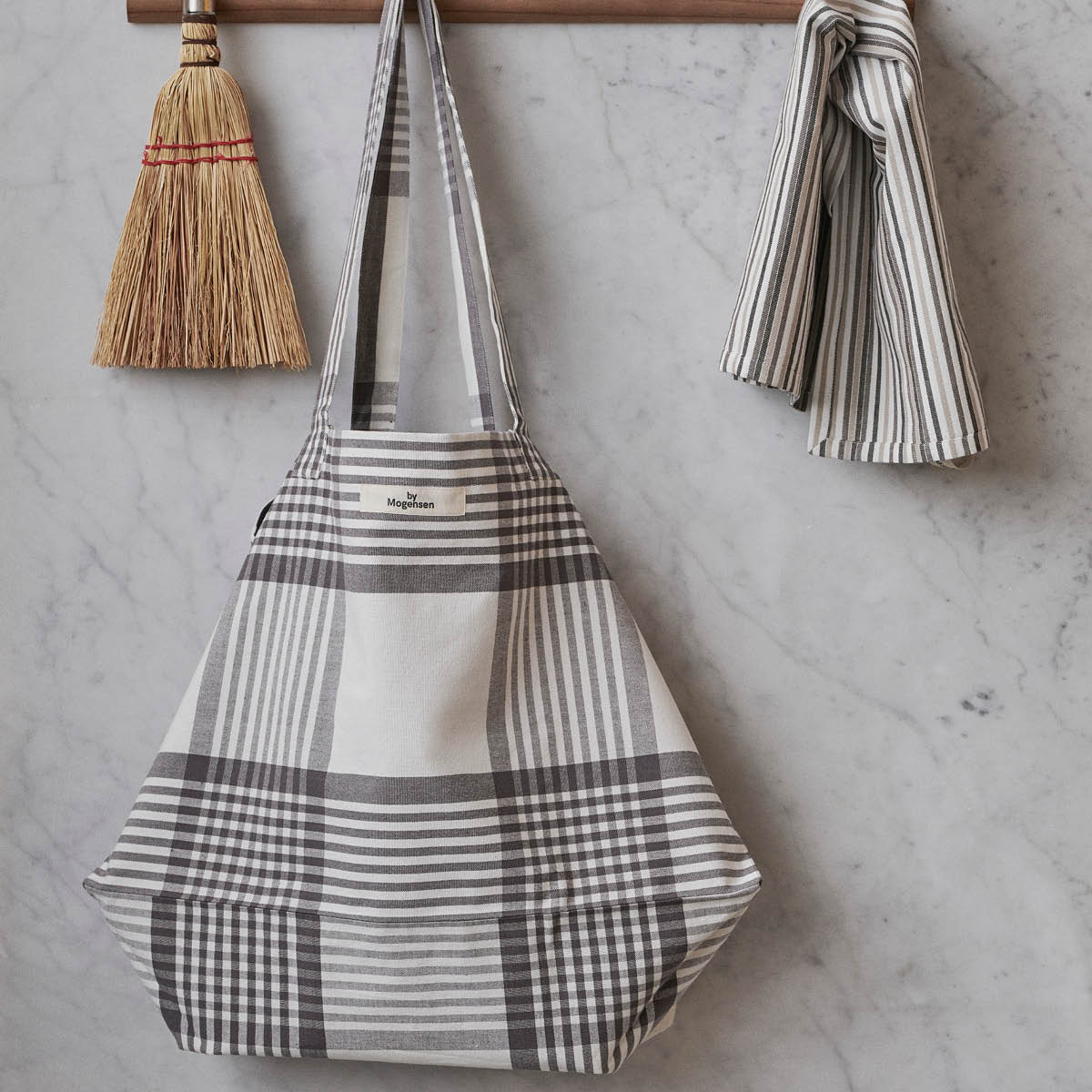 By Mogensen Shopperbag Large Checks