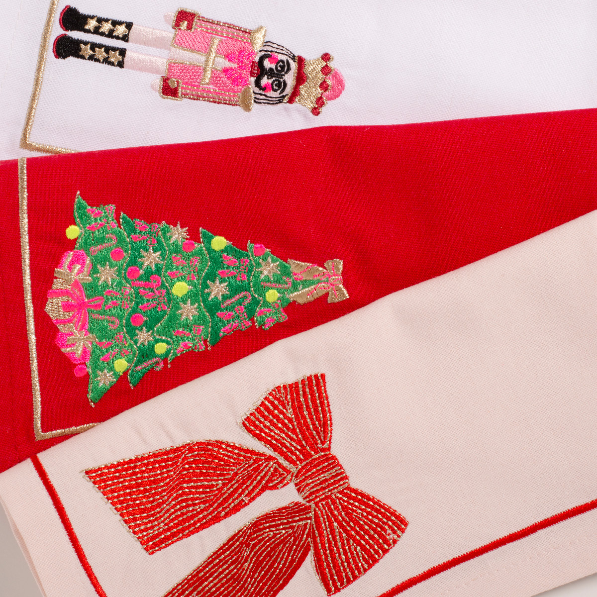 Vondels Santa's Favorites servett 45 cm 2-pack Rosett rosa