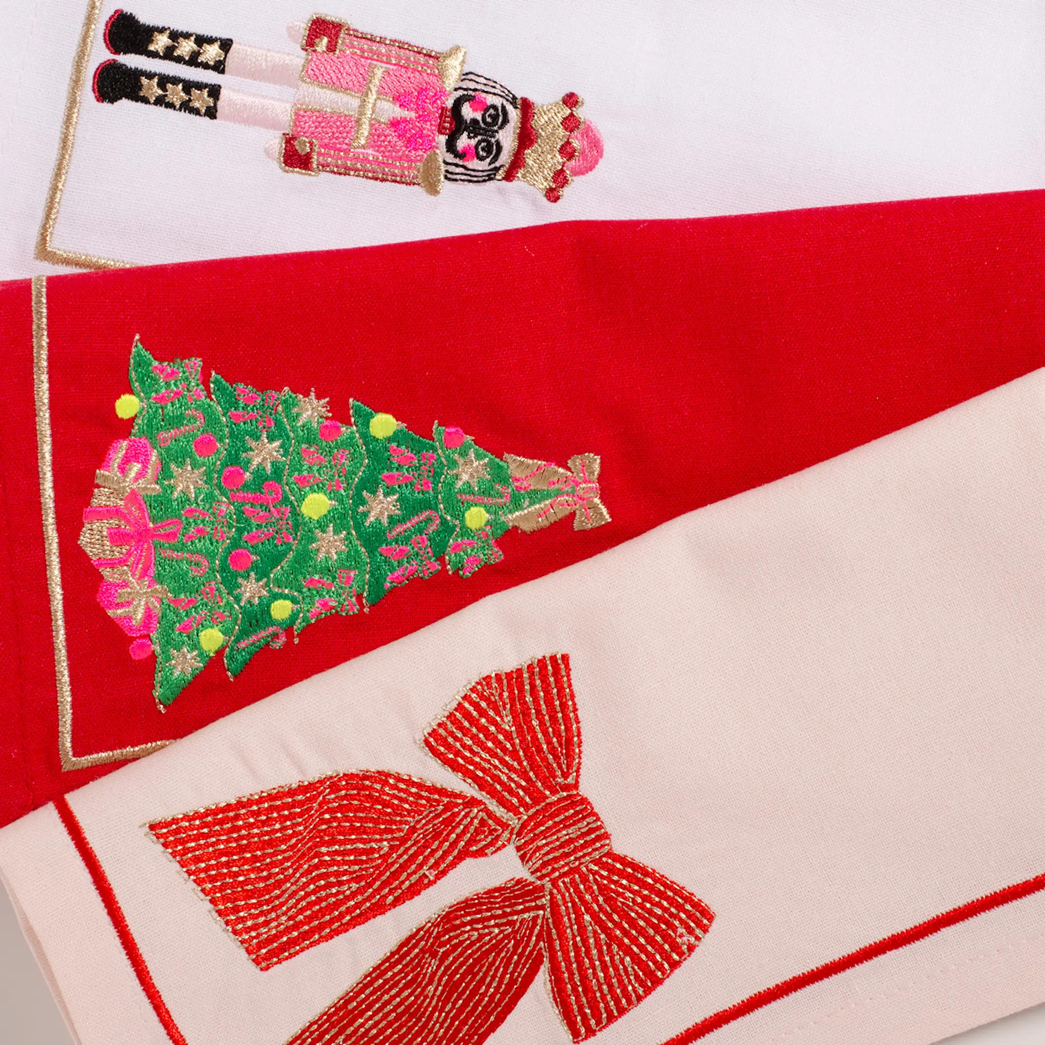 Vondels Santa's Favorites Servetti rosetti 45 cm 2 kpl Vaaleanpunainen