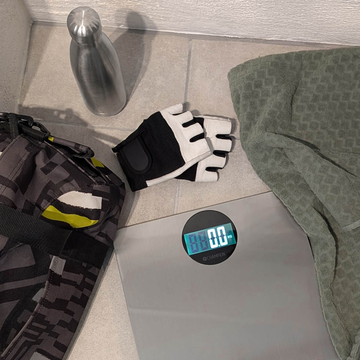 CHAMPION Personvåg PV400 31,1x2,2x29,1 cm rostfritt stål