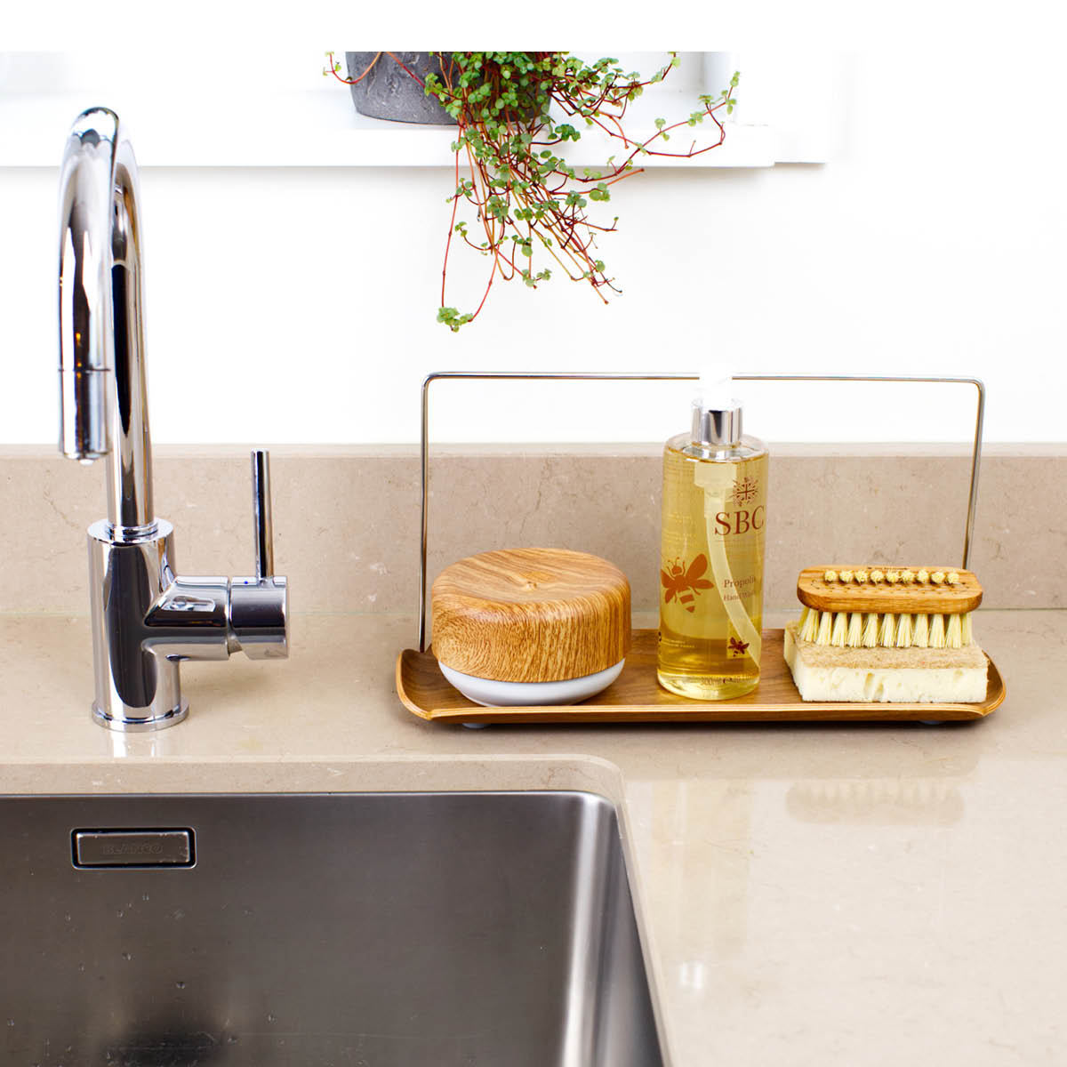 Bosign Leaf Tiskiharjateline 33x11,5 cm Pähkinäpuu