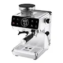 Espresso Gourmet espressomaskin med kvarn rostfritt stål