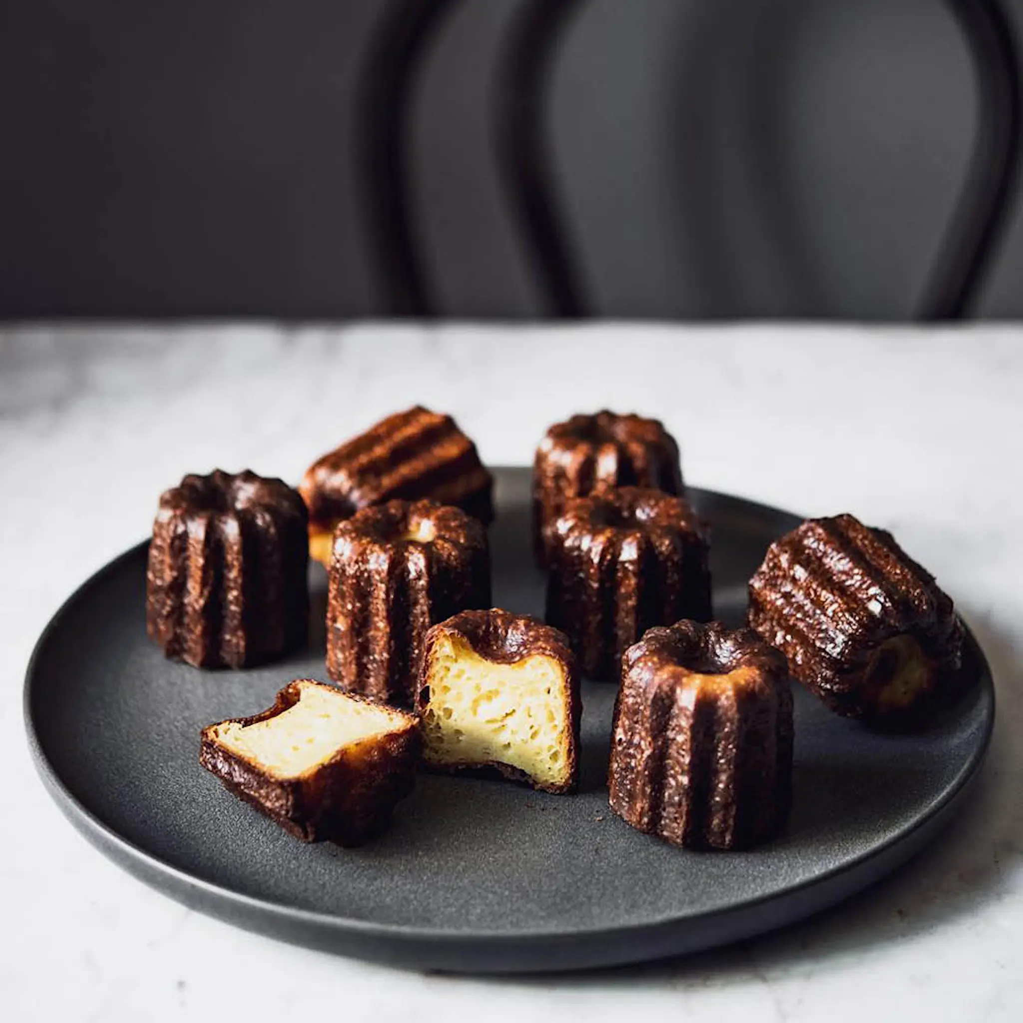 de Buyer Canéles mould bakeform 3,5 cm kobber