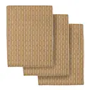 Kökstrasa 18x35 cm 3-pack khaki stone