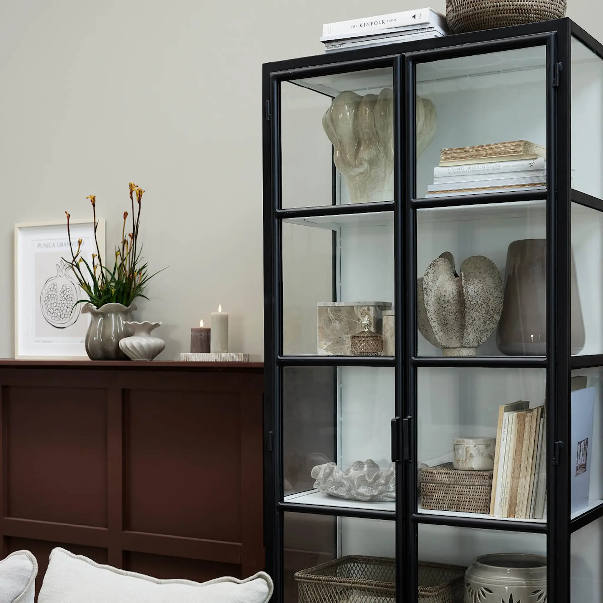 Lene Bjerre Viola vas 30x33 cm sand