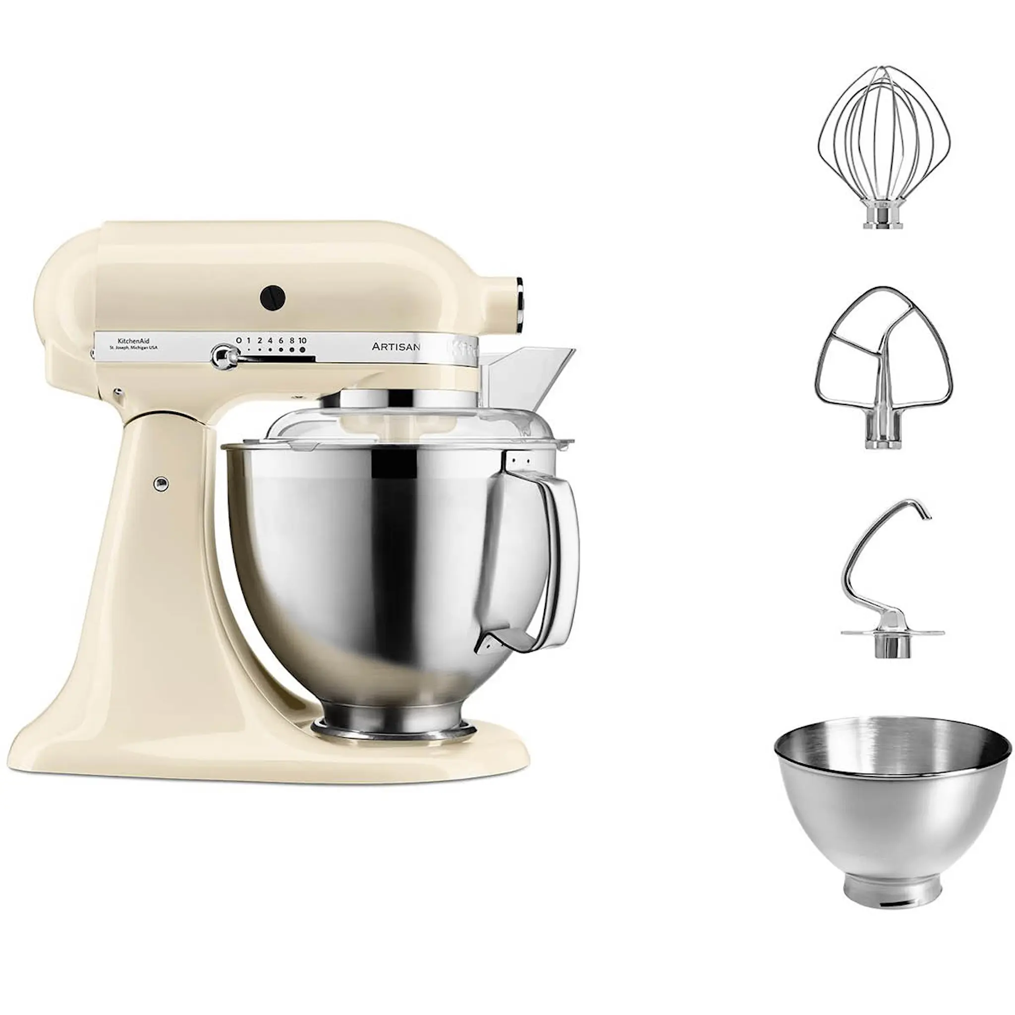 KitchenAid KitchenAid Artisan Köksmaskin 5KSM185PS 4,8 L Creme