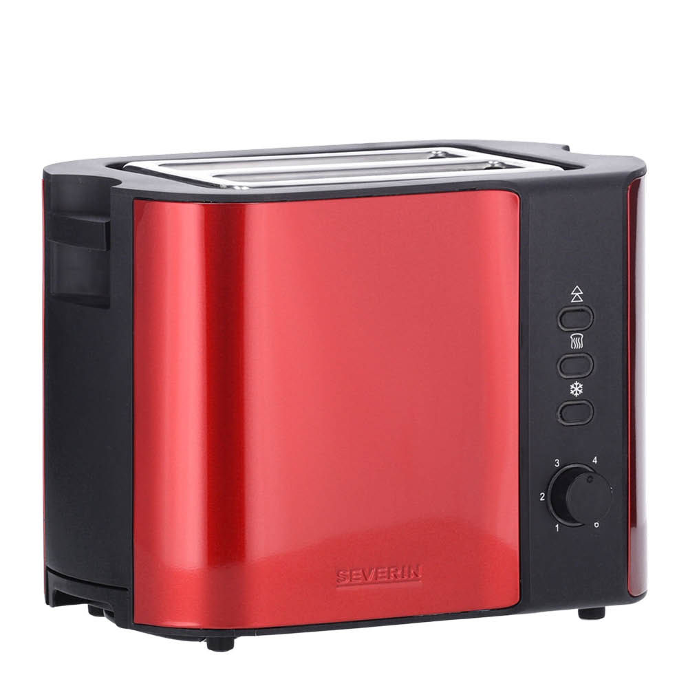 Severin - Leivänpaahdin AT2217 2 viipaletta 800W chilinpunainen