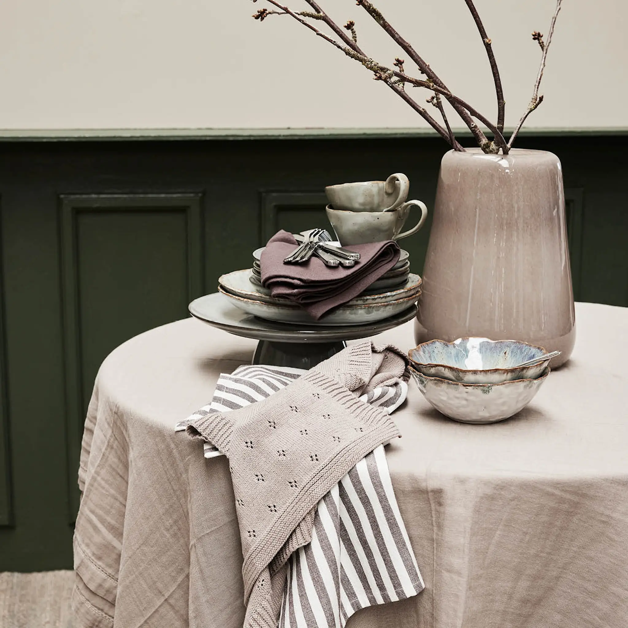 Lene Bjerre Milla Lautanen 27x23 cm Vihreä