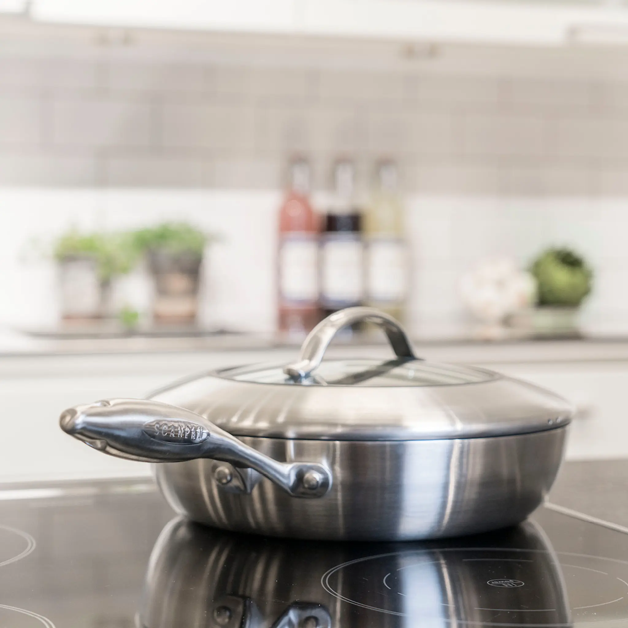 Scanpan Scanpan CTX Traktörpanna med lock 28 cm Rostfri